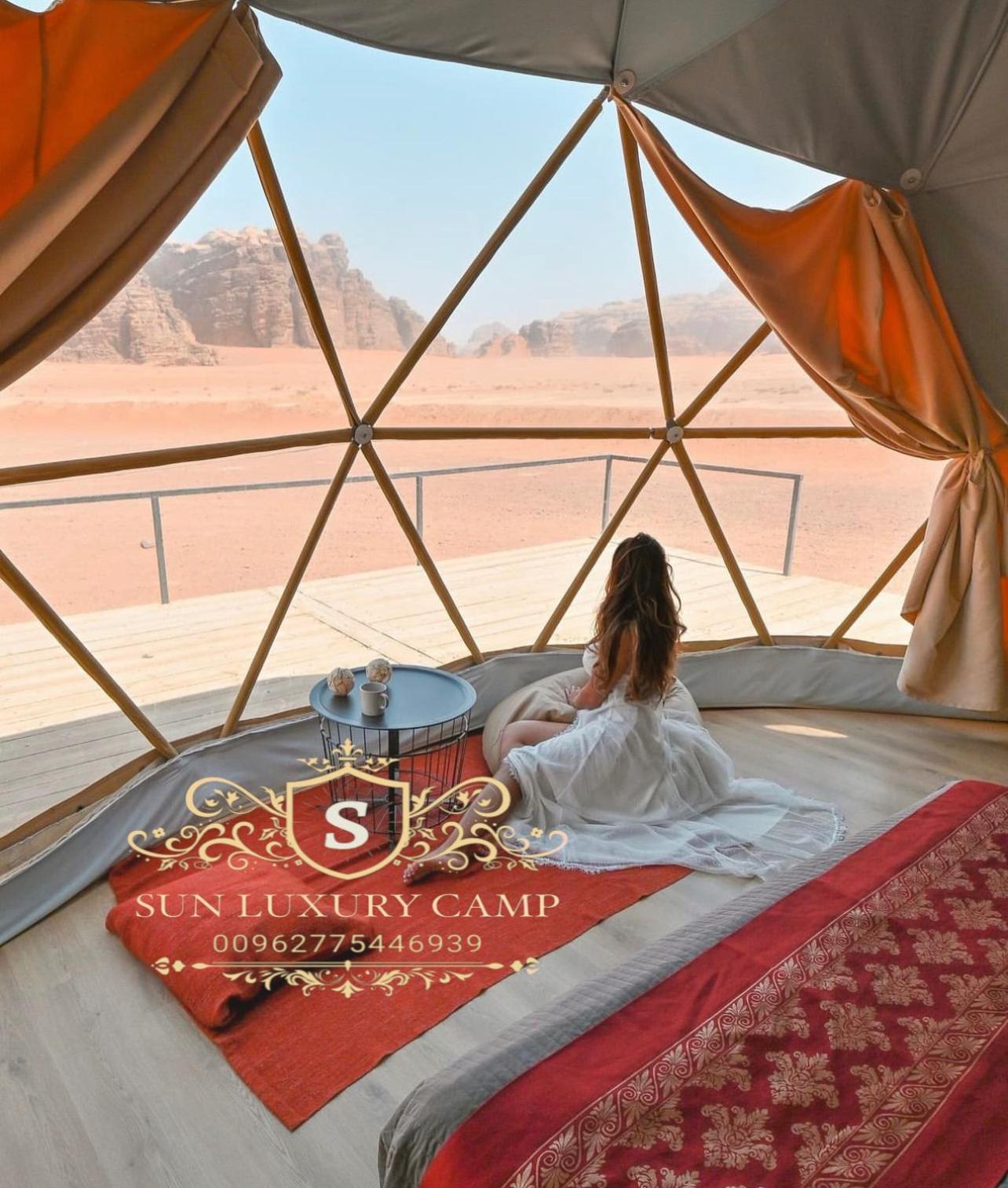 Sun Luxury Camp &Tour Apartment Wadi Rum Ngoại thất bức ảnh